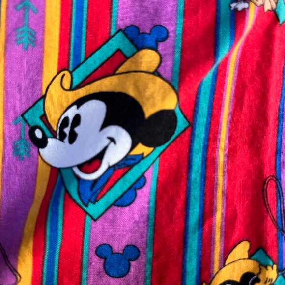 Vintage 90s Disney Mickey Mouse Western Button-Down Shirt - Unisex Sz. S - VGUC - Picture 10 of 16